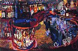 Rush Street Bar by Leroy Neiman